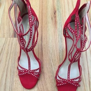 Red stiletto heels
